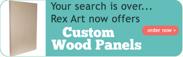 Custom Wood Panels at Rex Art!